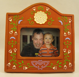 Mexican Ceramic Hand Painted Picture Frames